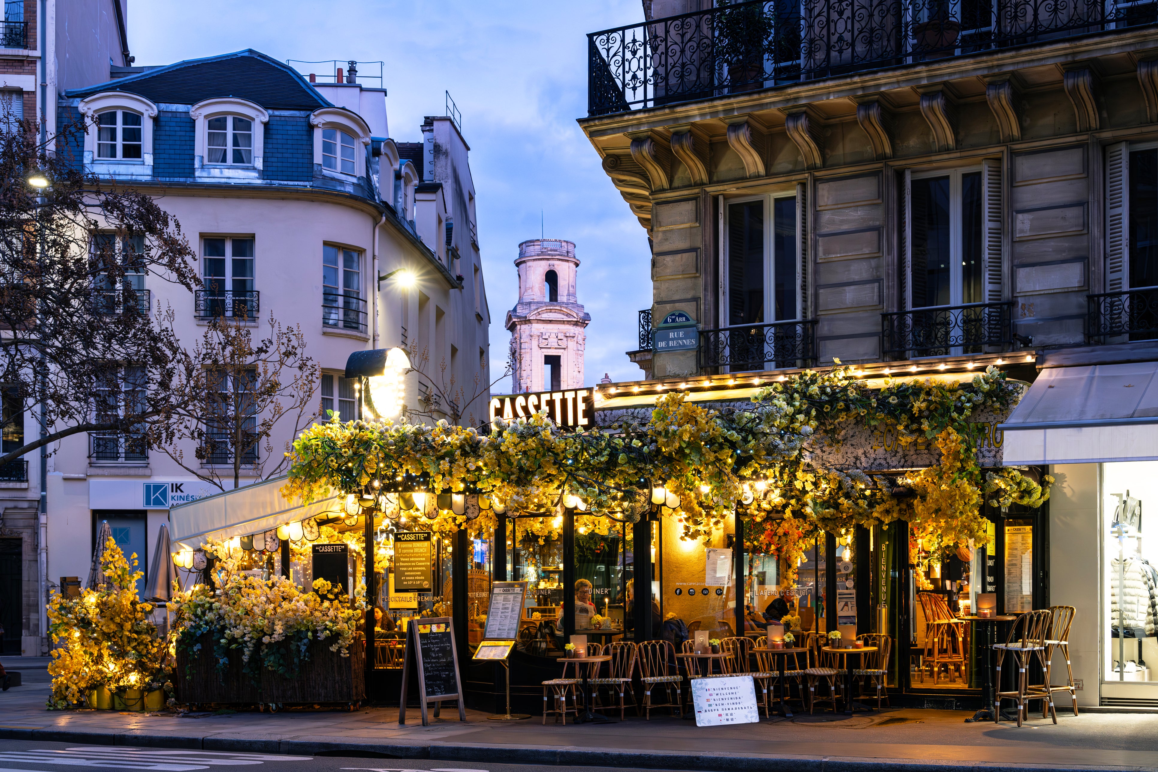 Cafe culture is strong in Saint-Germain-des-Pres