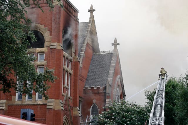 Texas Church Fire