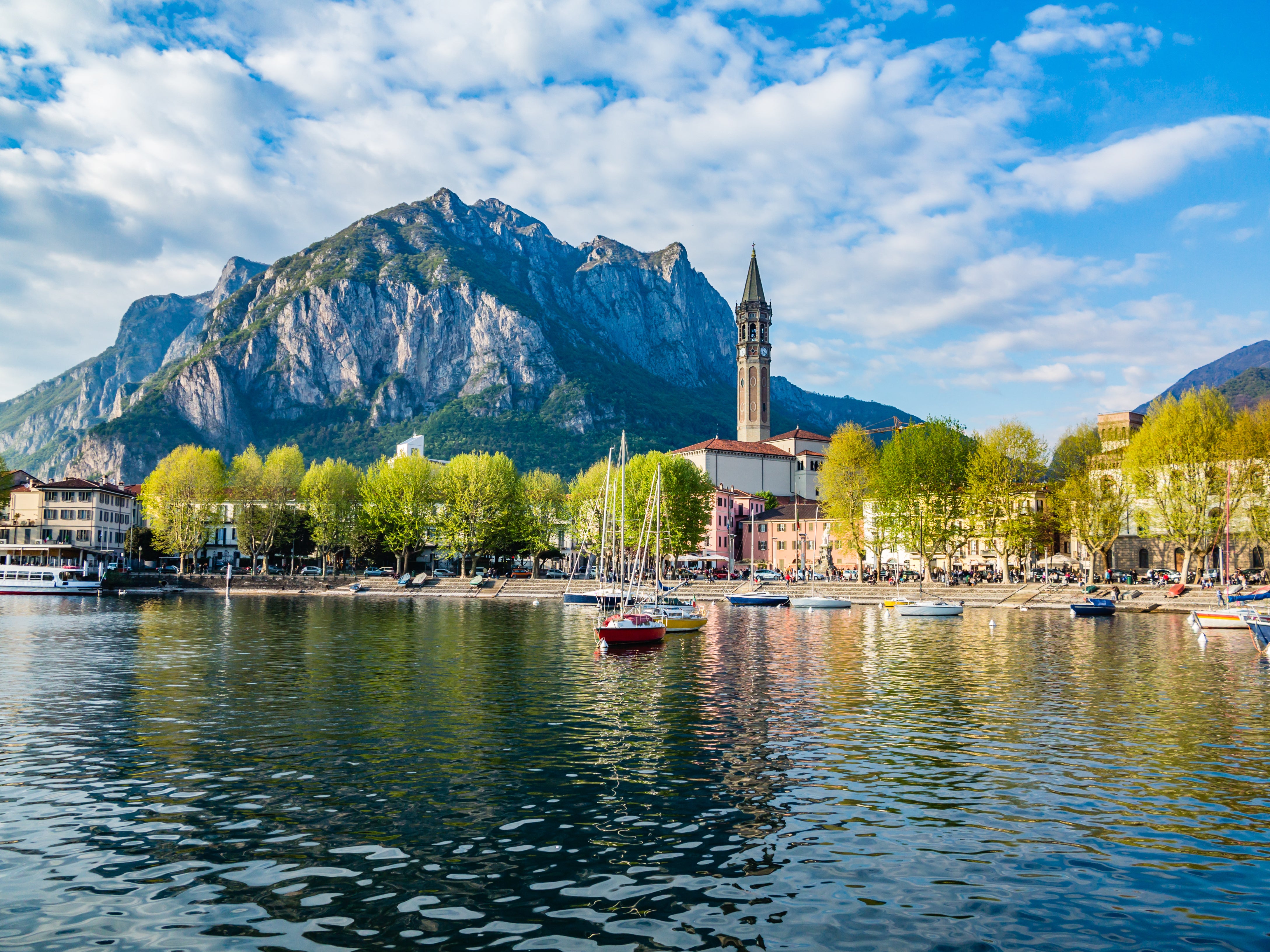 Lecco boasts lakeside views but with fewer tourists than its neighbours