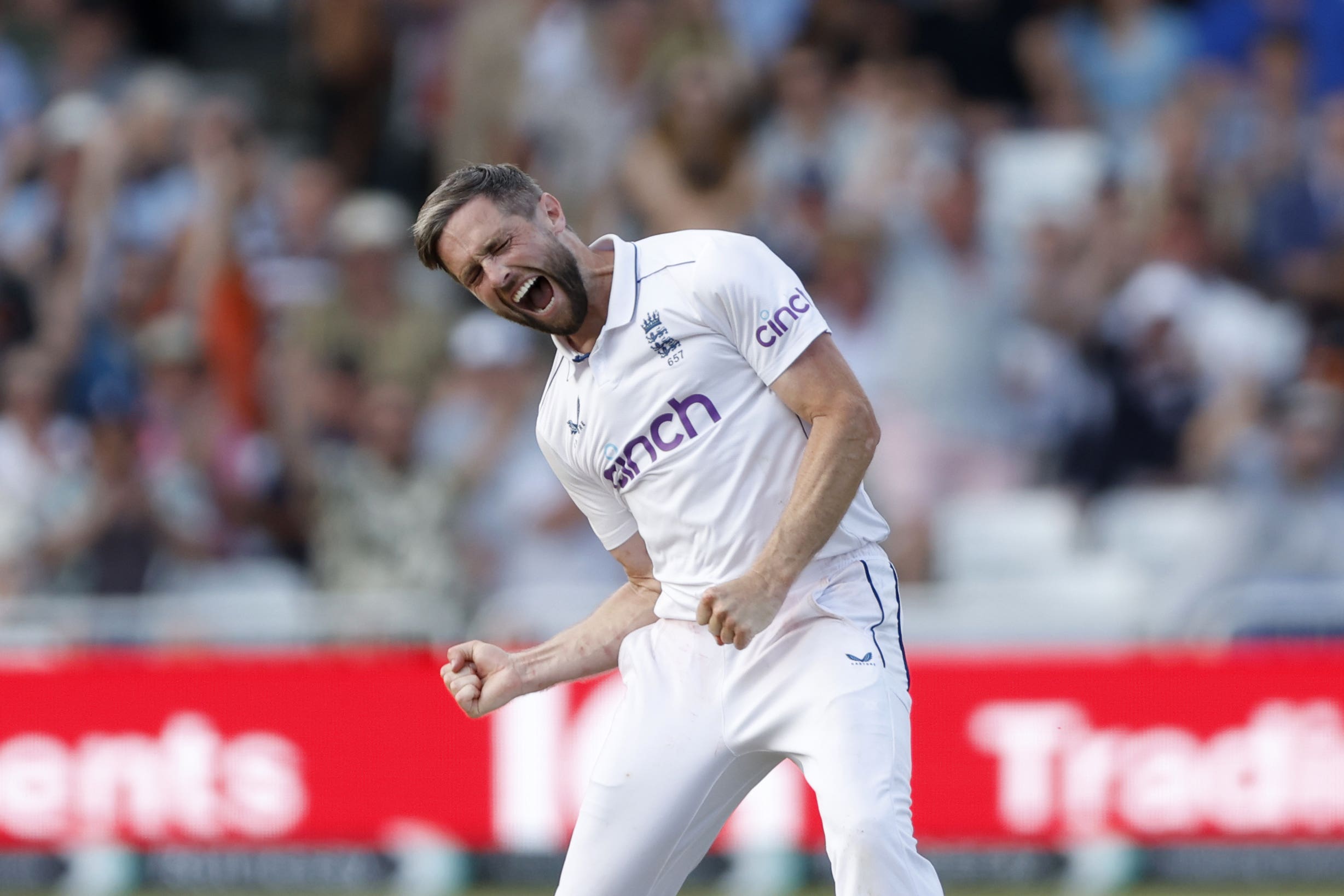 Chris Woakes took three wickets (Nigel French/PA)