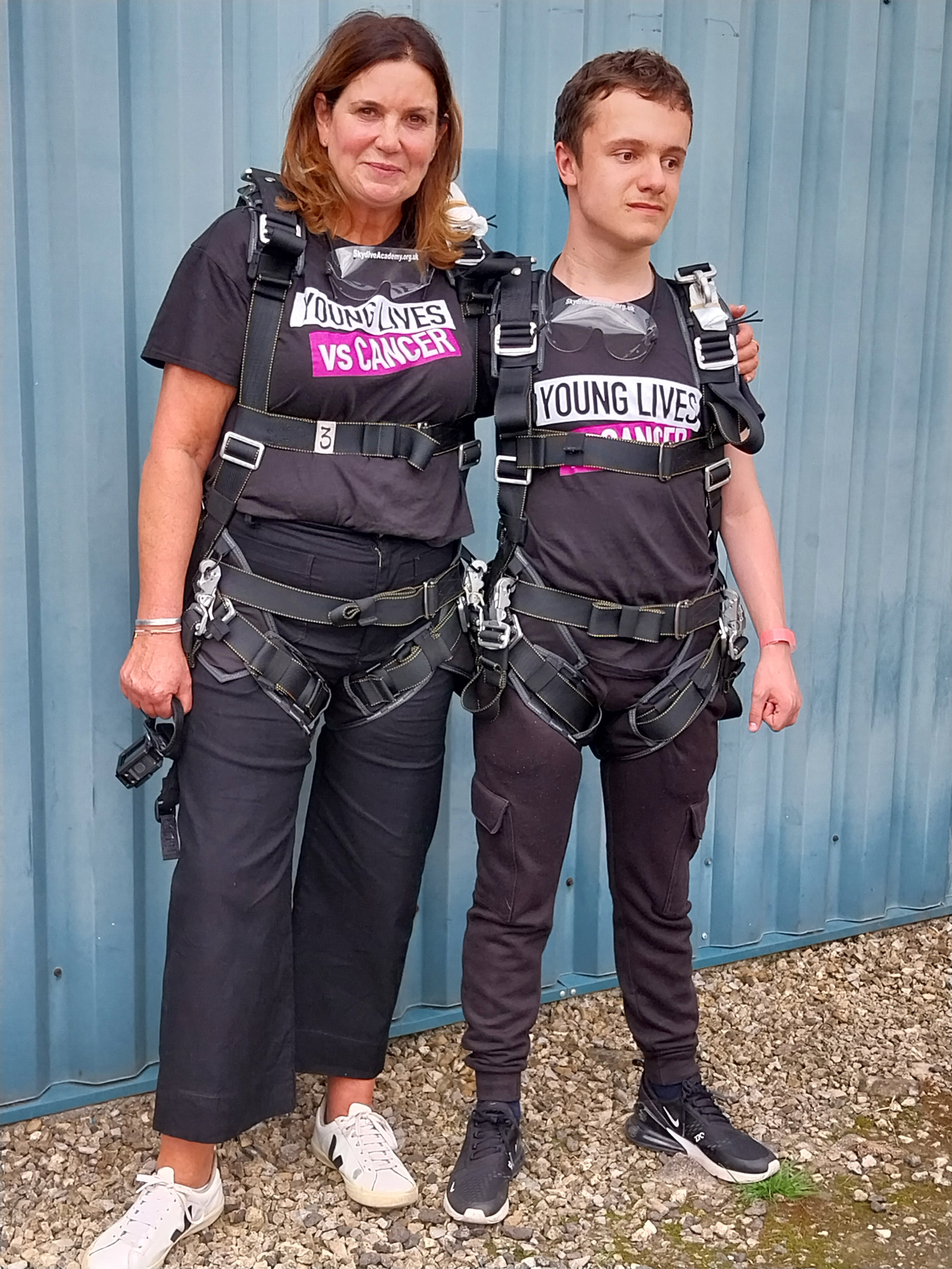 (from left to right) Sam Hughes and Jack Thompson (Elaine McKay/PA)