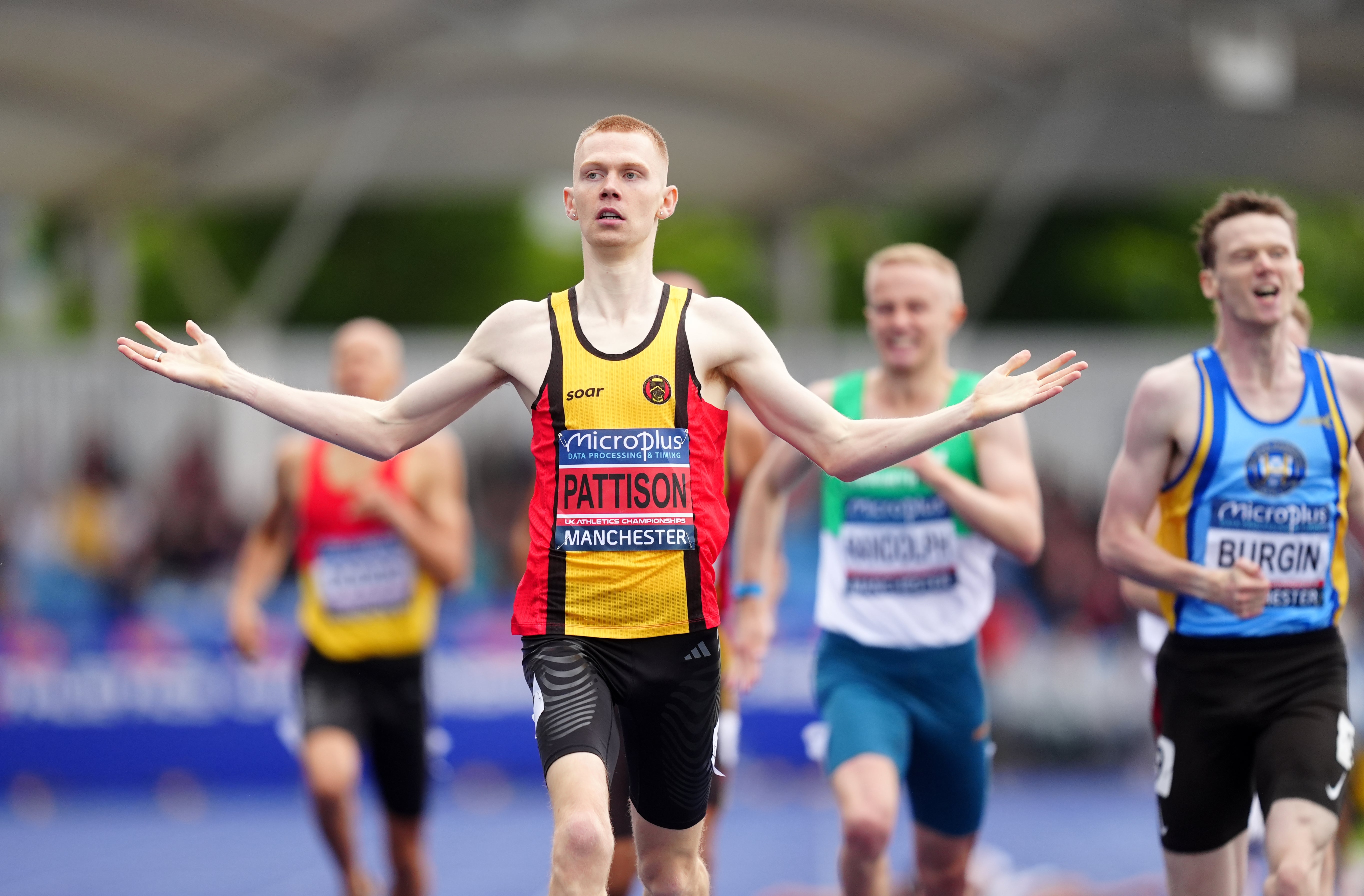 Ben Pattison stormed to victory at the British trials and is a medal hope in the men’s 800m