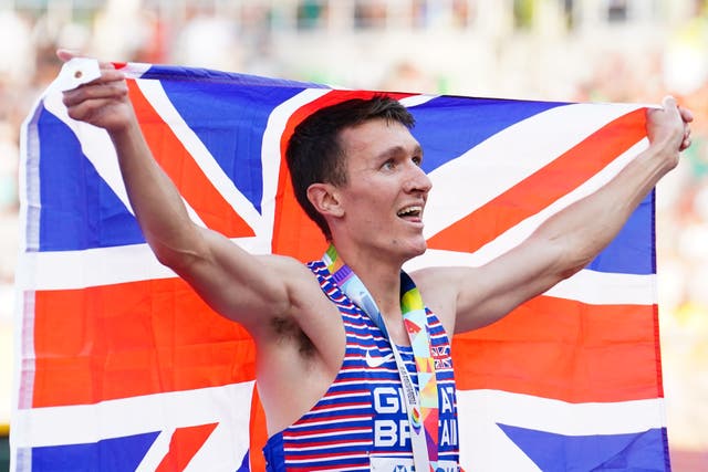 <p>Jake Wightman was forced to settle for a place on the 800m team</p>