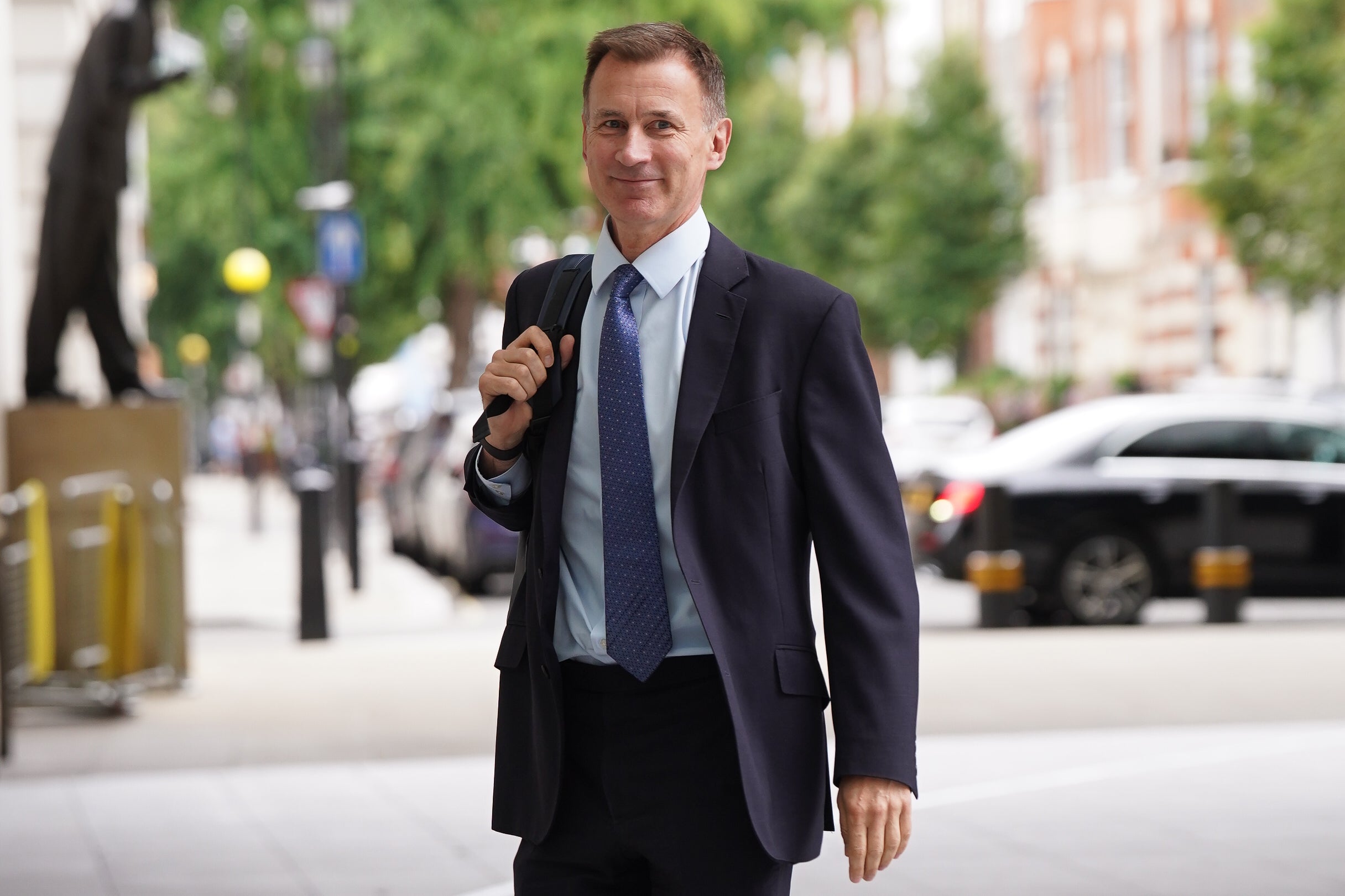 Shadow chancellor Jeremy Hunt said claims Labour had been given the worst economic inheritance since the Second World War were ‘absolute nonsense’ (Lucy North/PA)