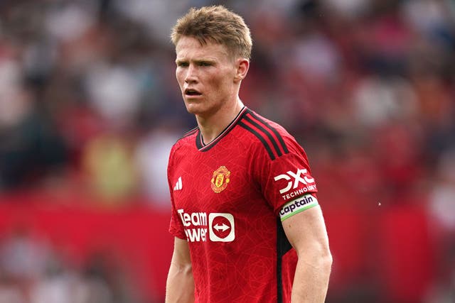 Scott McTominay has been linked with an exit from United (Martin Rickett/PA)