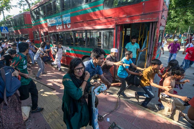 Bangladesh Campus Violence Photo Gallery