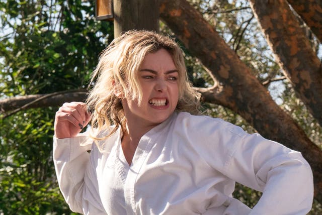 <p>Peyton List en 'Cobra Kai'</p>