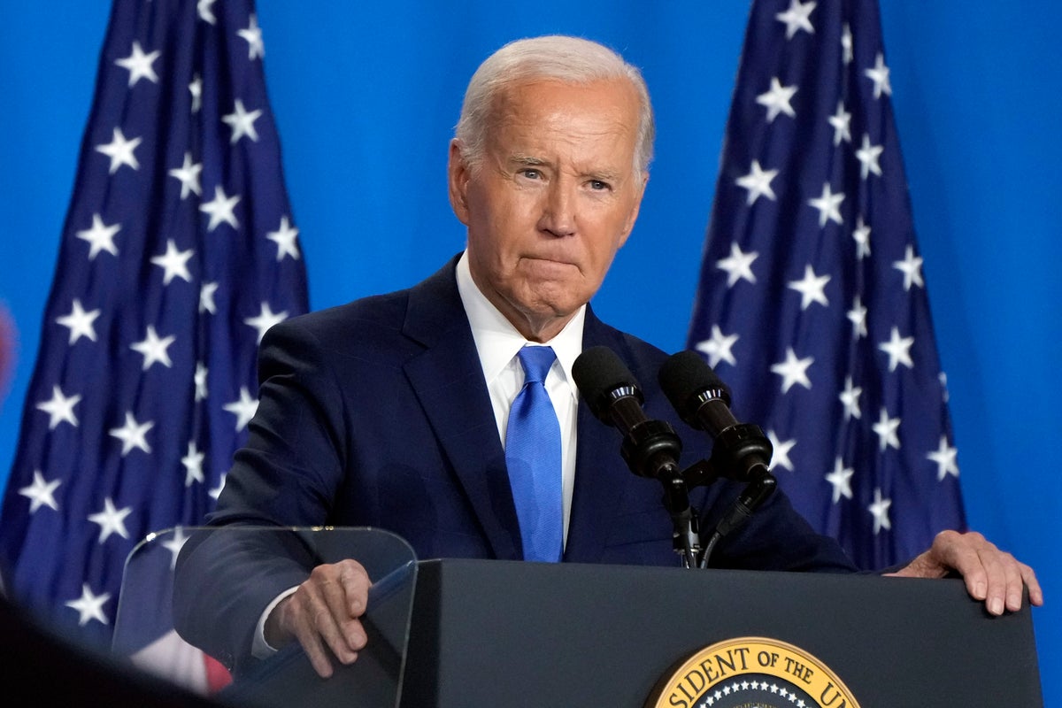 Watch live view of the White House as Biden drops out of 2024 presidential race