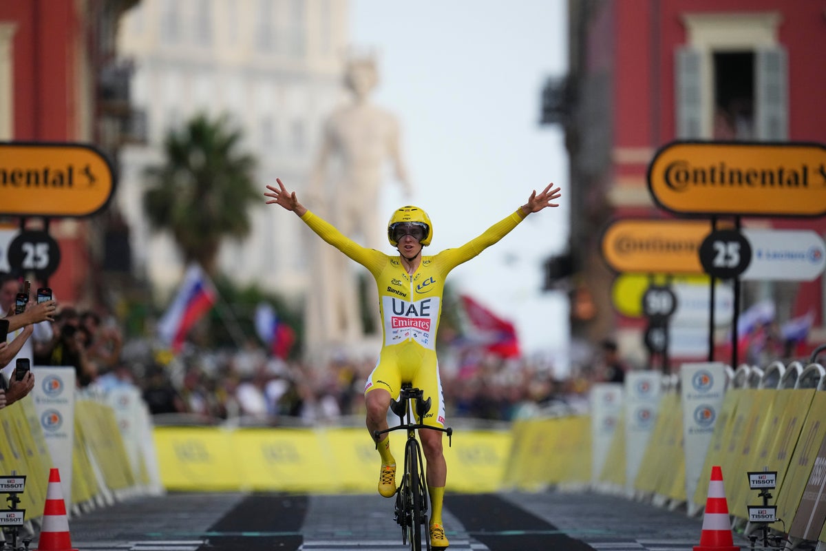 Tadej Pogacar crowns Tour de France triumph with dominant time trial victory
