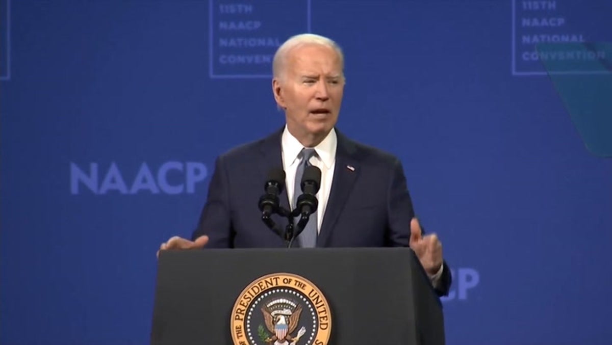 Watch: Biden’s last public speech before quitting 2024 presidential race