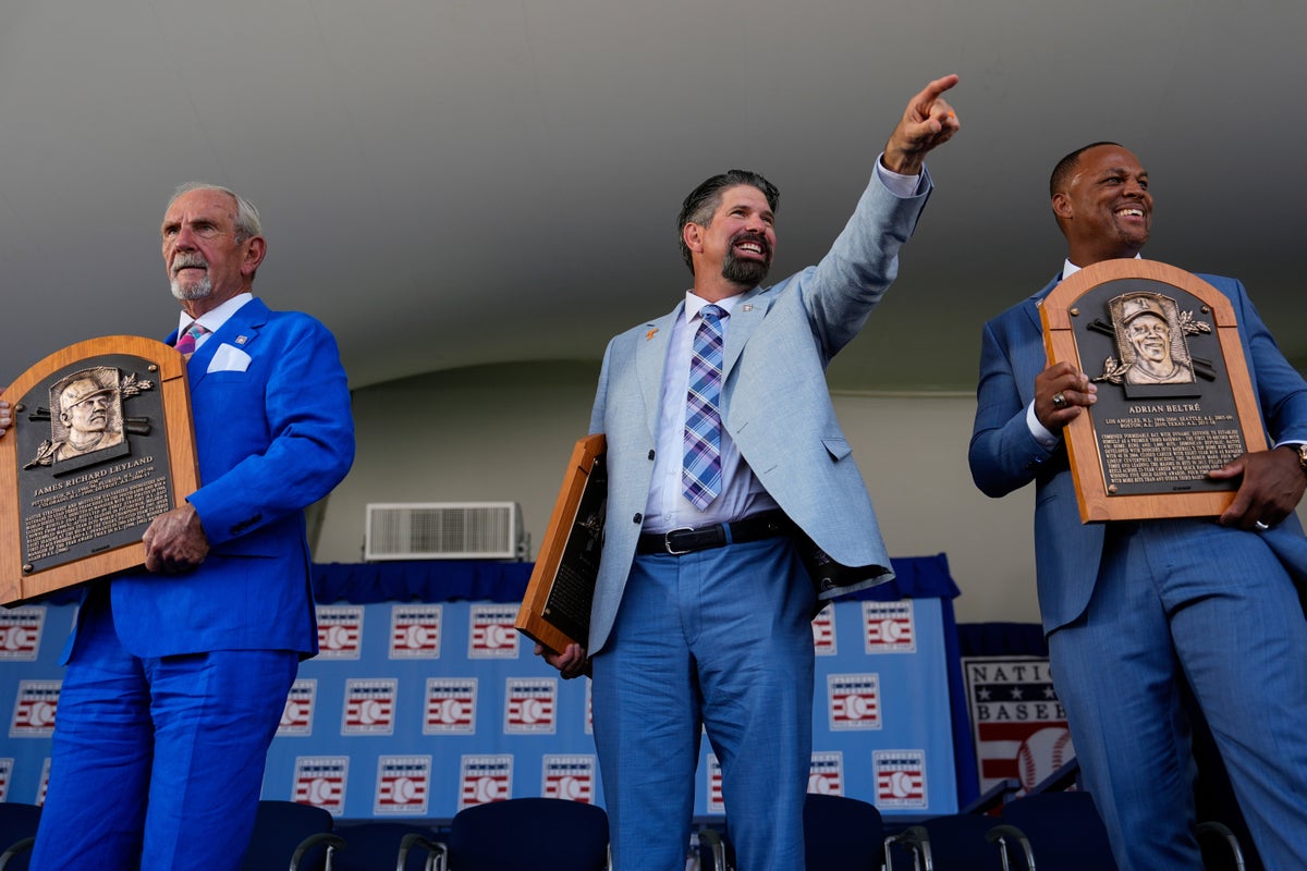 Baseball enshrines four new members of Hall of Fame: ‘I’m just a ball player’