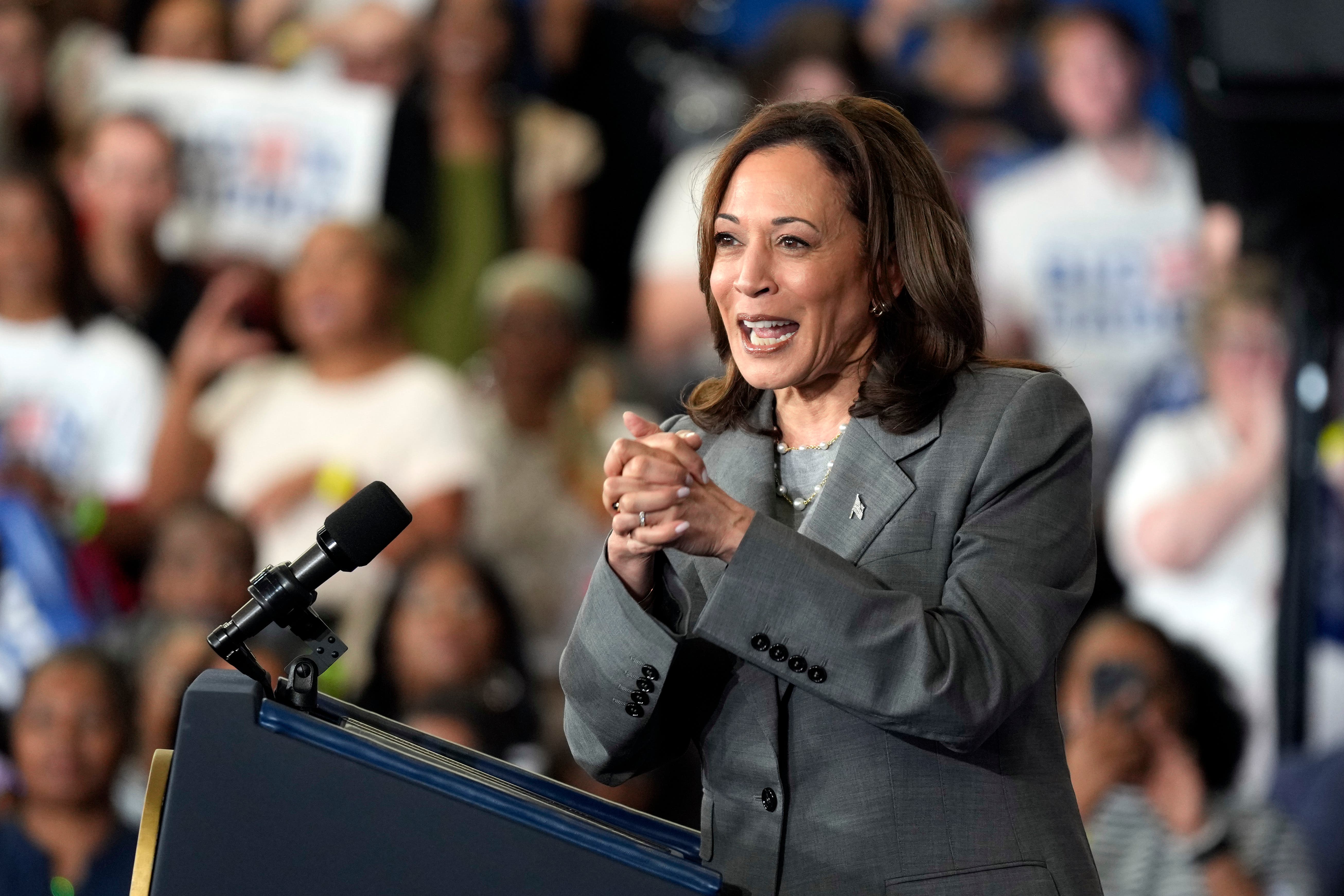 Vice President Kamala Harris finds herself behind Donald Trump, according to oddsmakers’ predictions on the November election