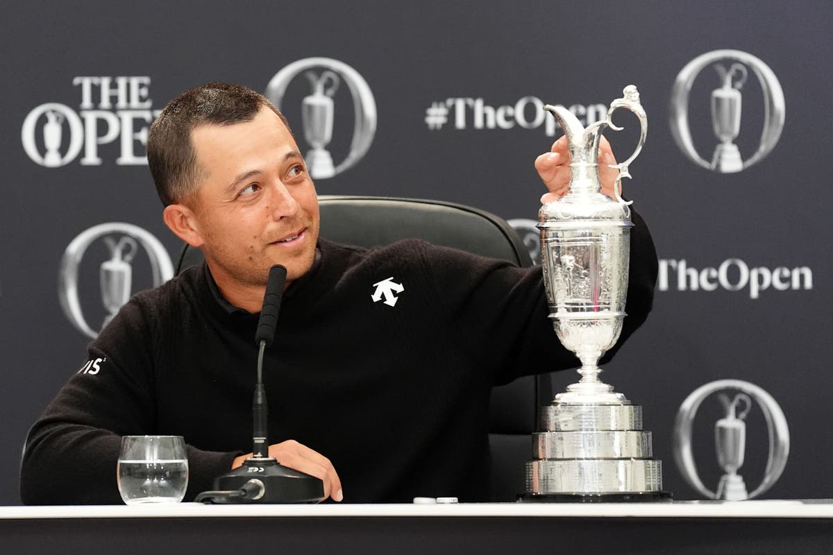 The Open: Xander Schauffele lets father Stefan take first drink from Claret Jug