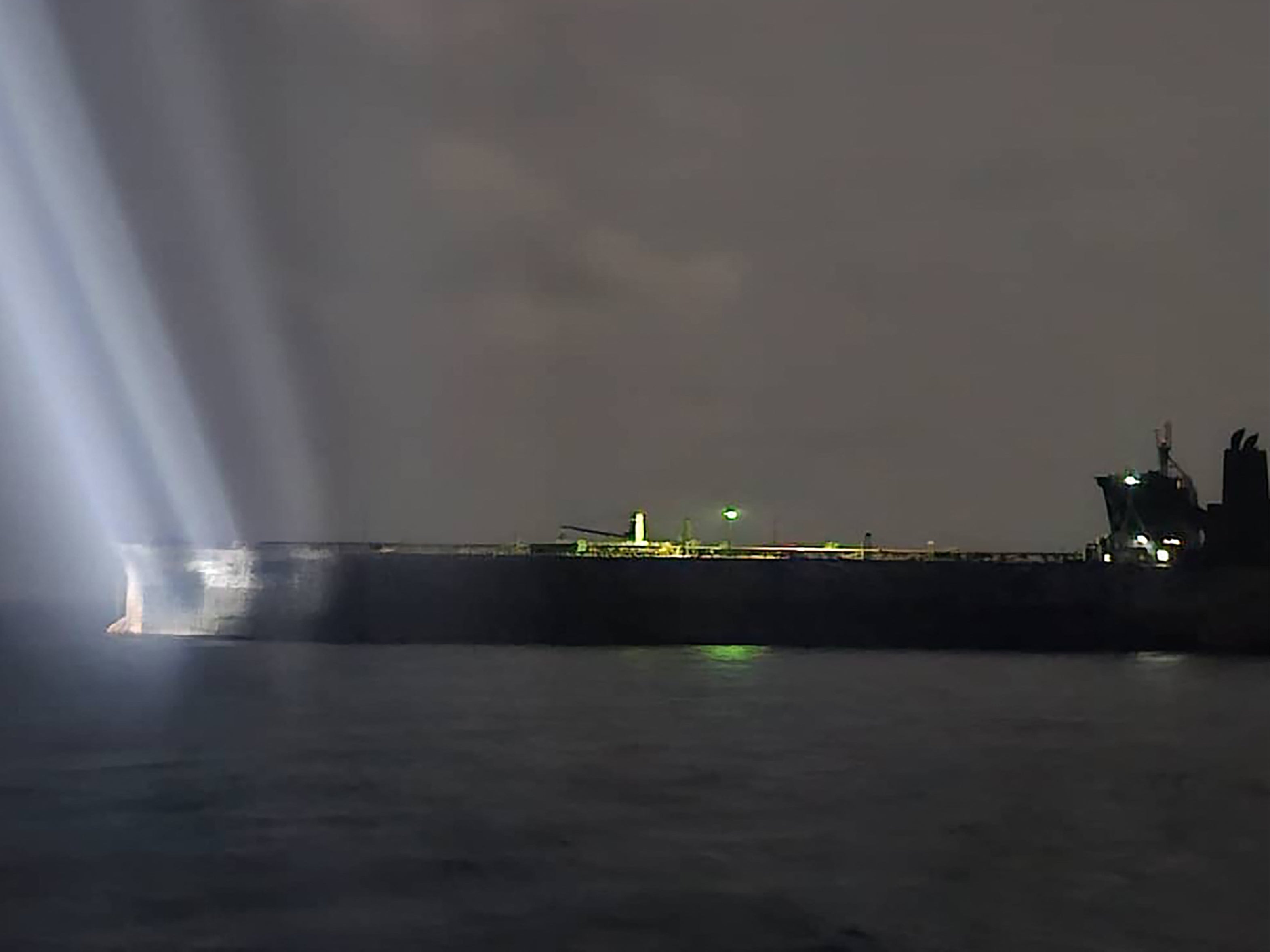 A handout photo released on 21 July 2024 by the Malaysia Maritime Enforcement Agency shows Ceres I off the east coast of peninsular Malaysia near Tioman Island