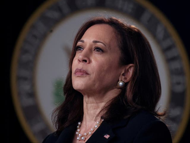 <p>Vice President Kamala Harris has been endorsed by many top Democrats in the hours since the president announced he was stepping aside </p>