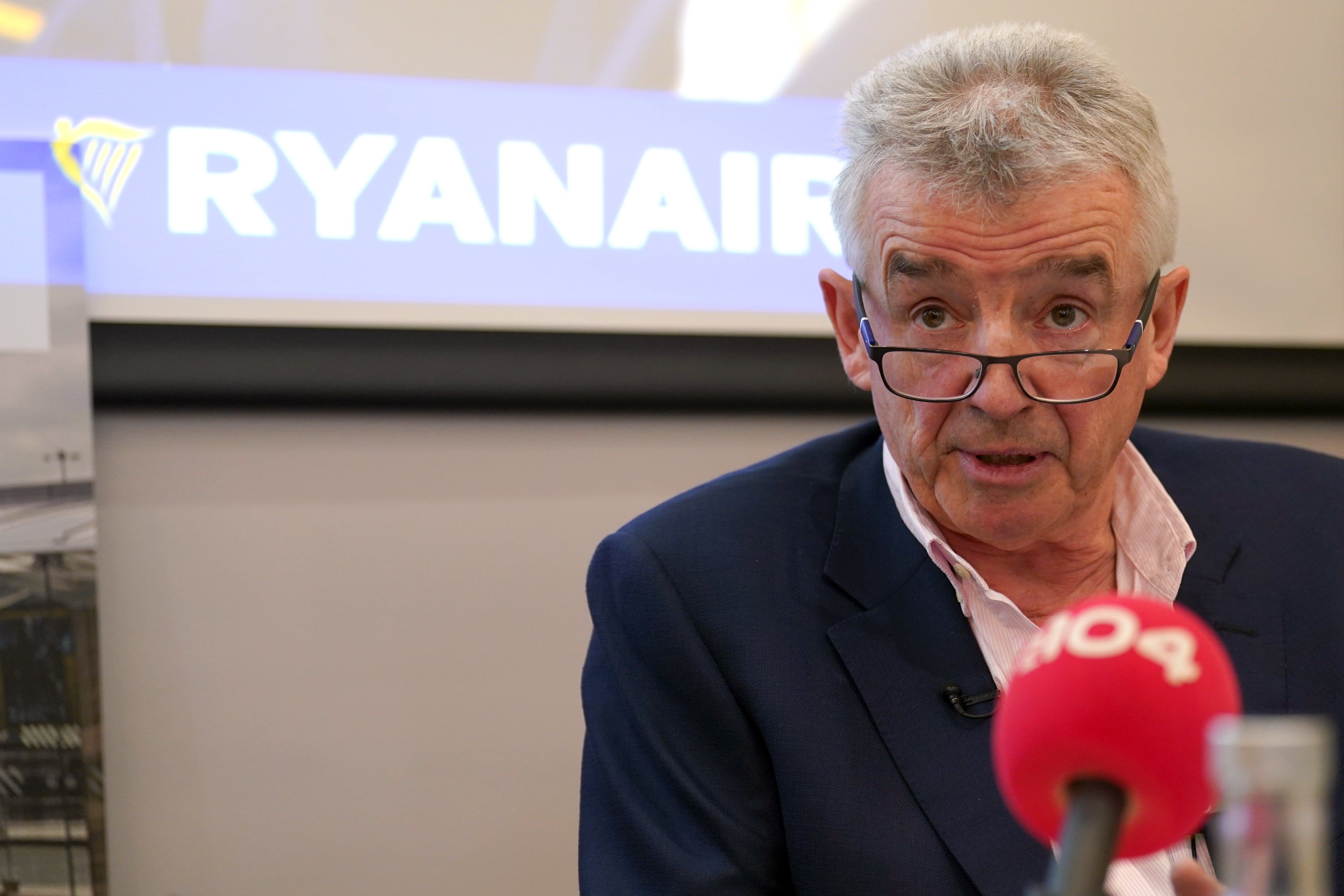 Ryanair chief executive Michael O’Leary said demand is strong but pricing remains softer than expected (Brian Lawless/PA)