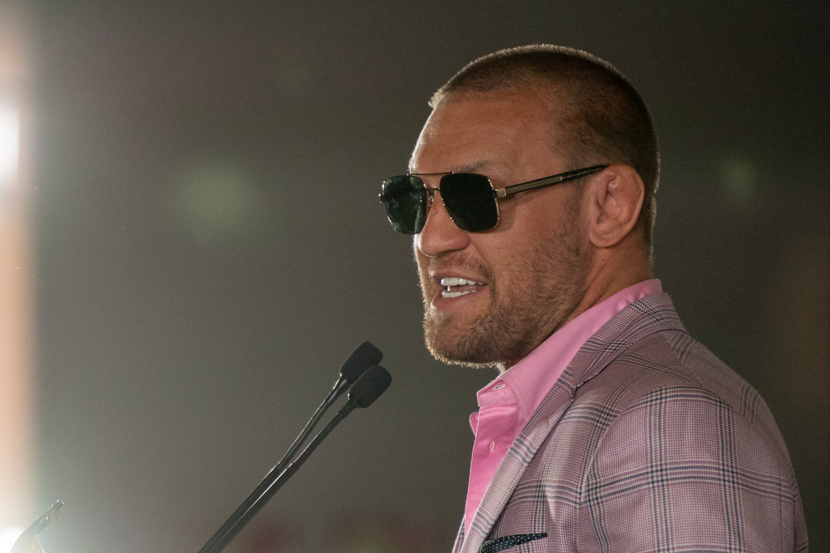 Conor McGregor alla conferenza stampa del Bare Knuckle Fighting Championship