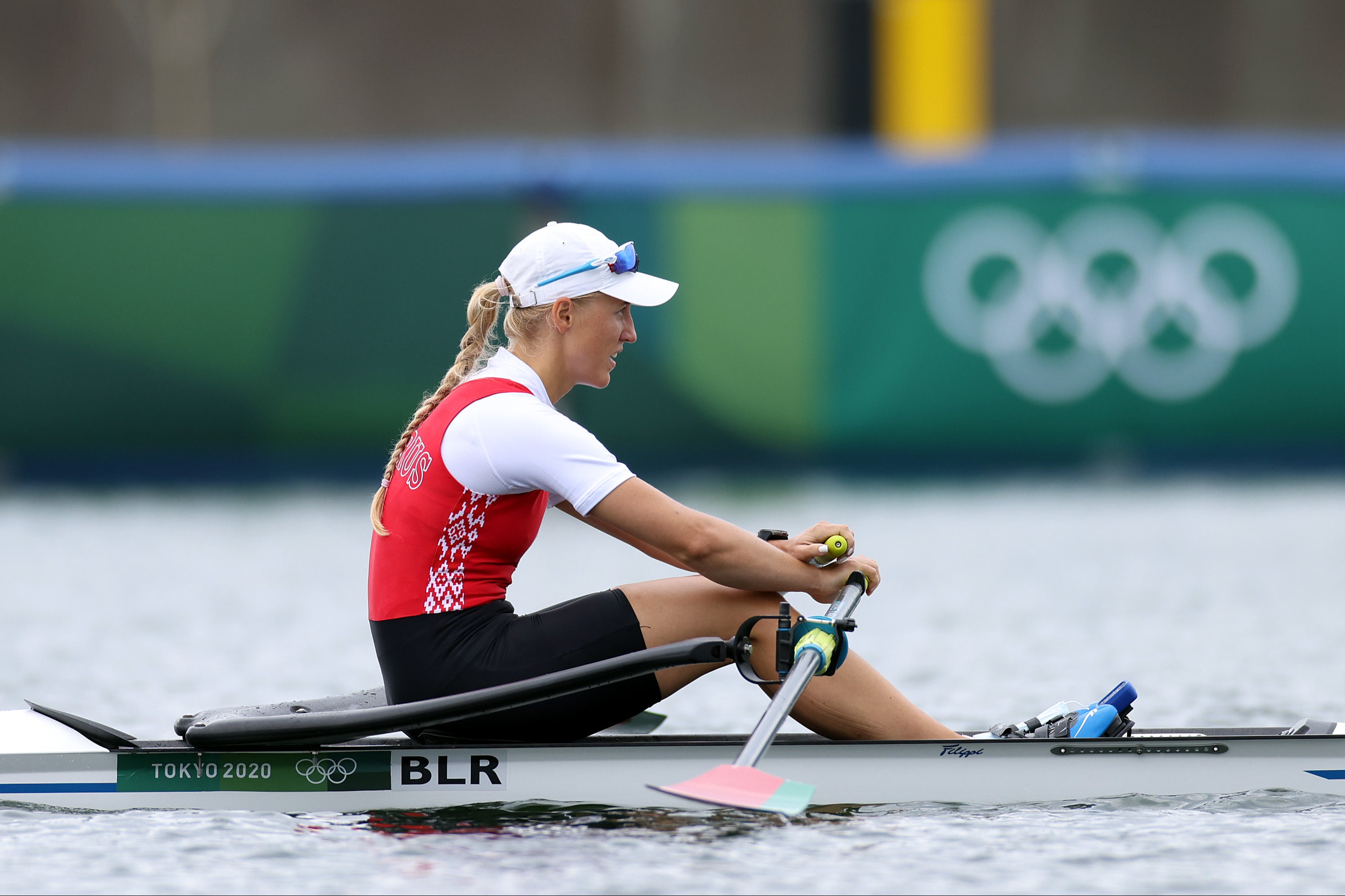 Rower Tatsiana Klimovich is one of just 17 Belarusian entrants in Paris