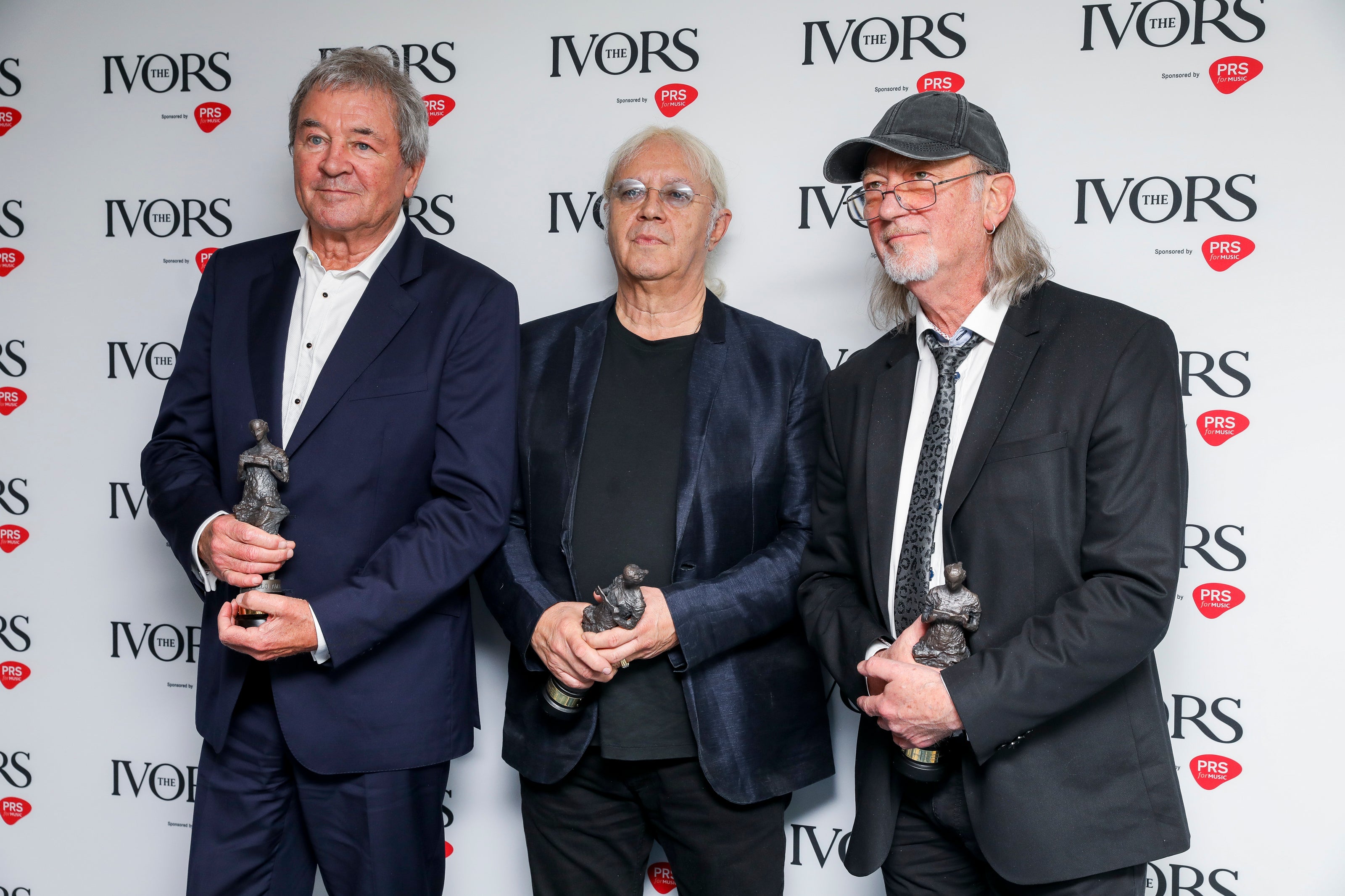 ‘Evolve or die’: Deep Purple with their International Achievement Award at the Ivors in 2019