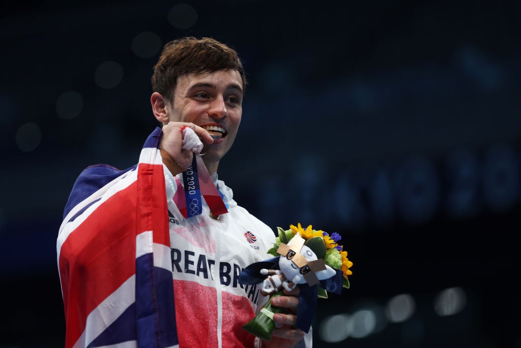 Tom Daley won bronze in the men’s 10m platform at Tokyo 2020