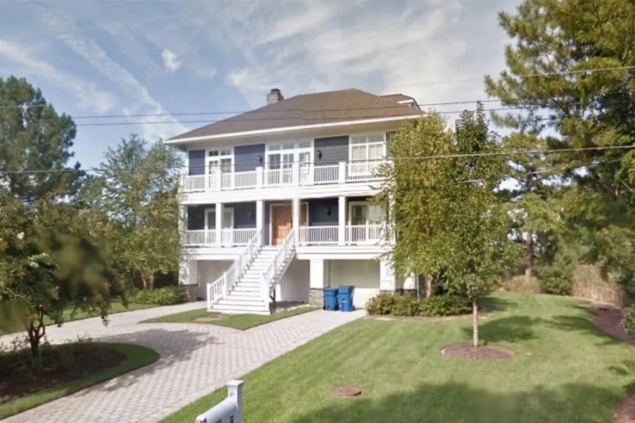 Joe and Jill Biden’s vacation home at Rehoboth Beach, Delaware, where the president finally resolved to abandon his 2024 race for the White House