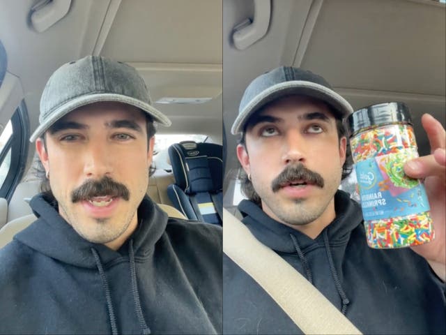 <p>Man goes viral for hunting down rainbow sprinkles for pregnant girlfriend’s sundae</p>