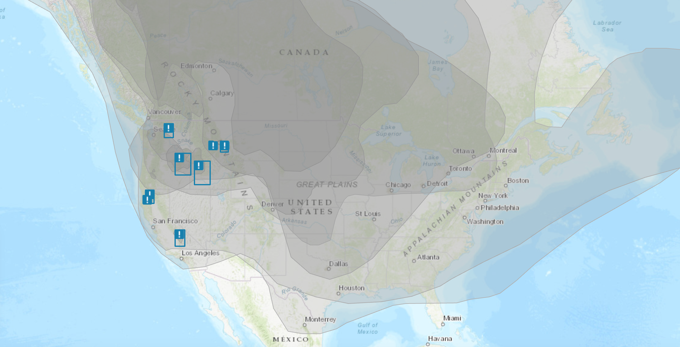 Smoke plume predictions show northern parts of the United States impacted by Canadian wildfires