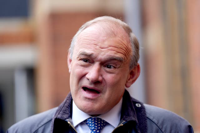 Liberal Democrat leader Sir Ed Davey is calling for extra measures to tackle the ‘broken’ social care system (Yui Mok/PA)