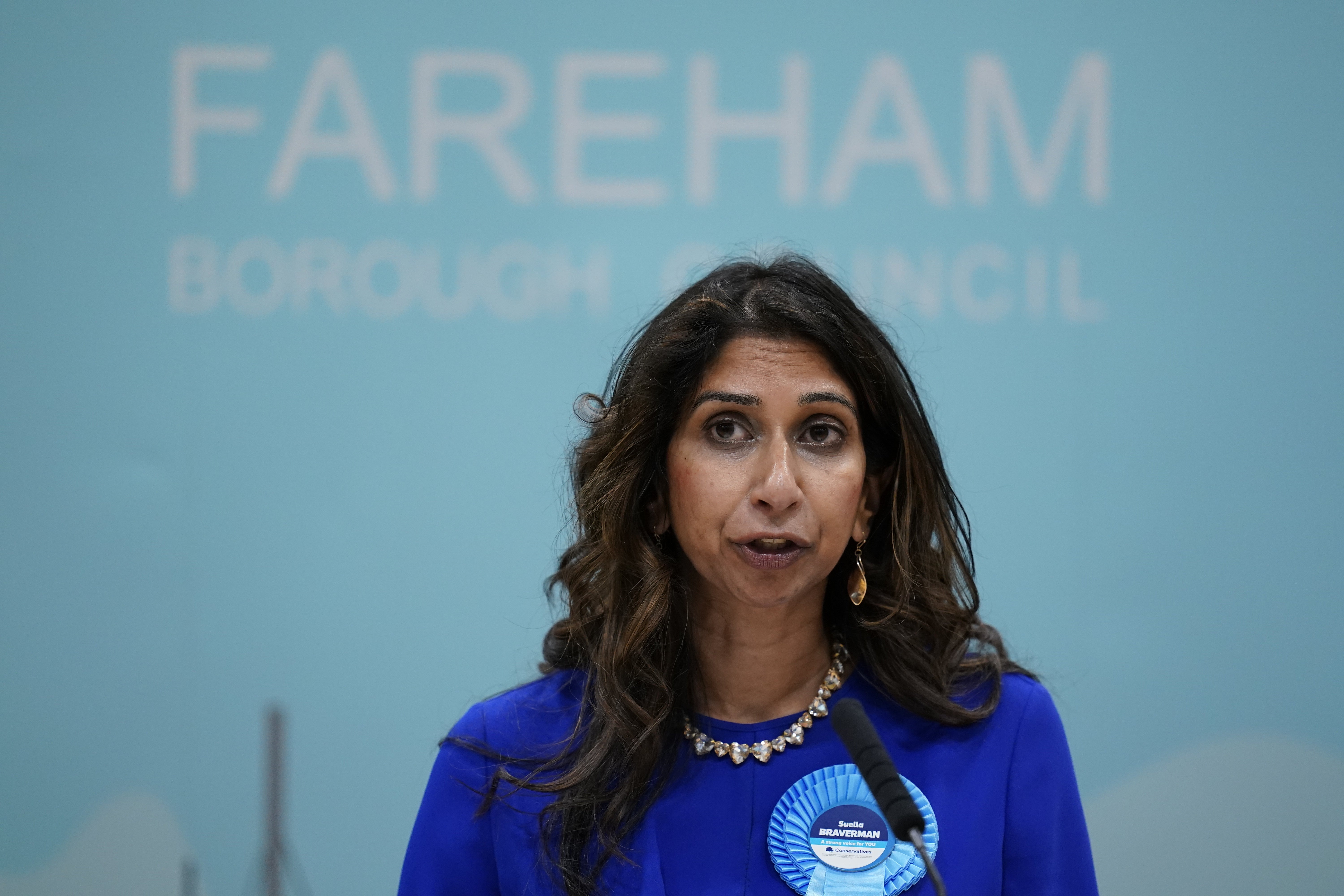 Suella Braverman has called for the two-child cap to go (Andrew Matthews/PA)