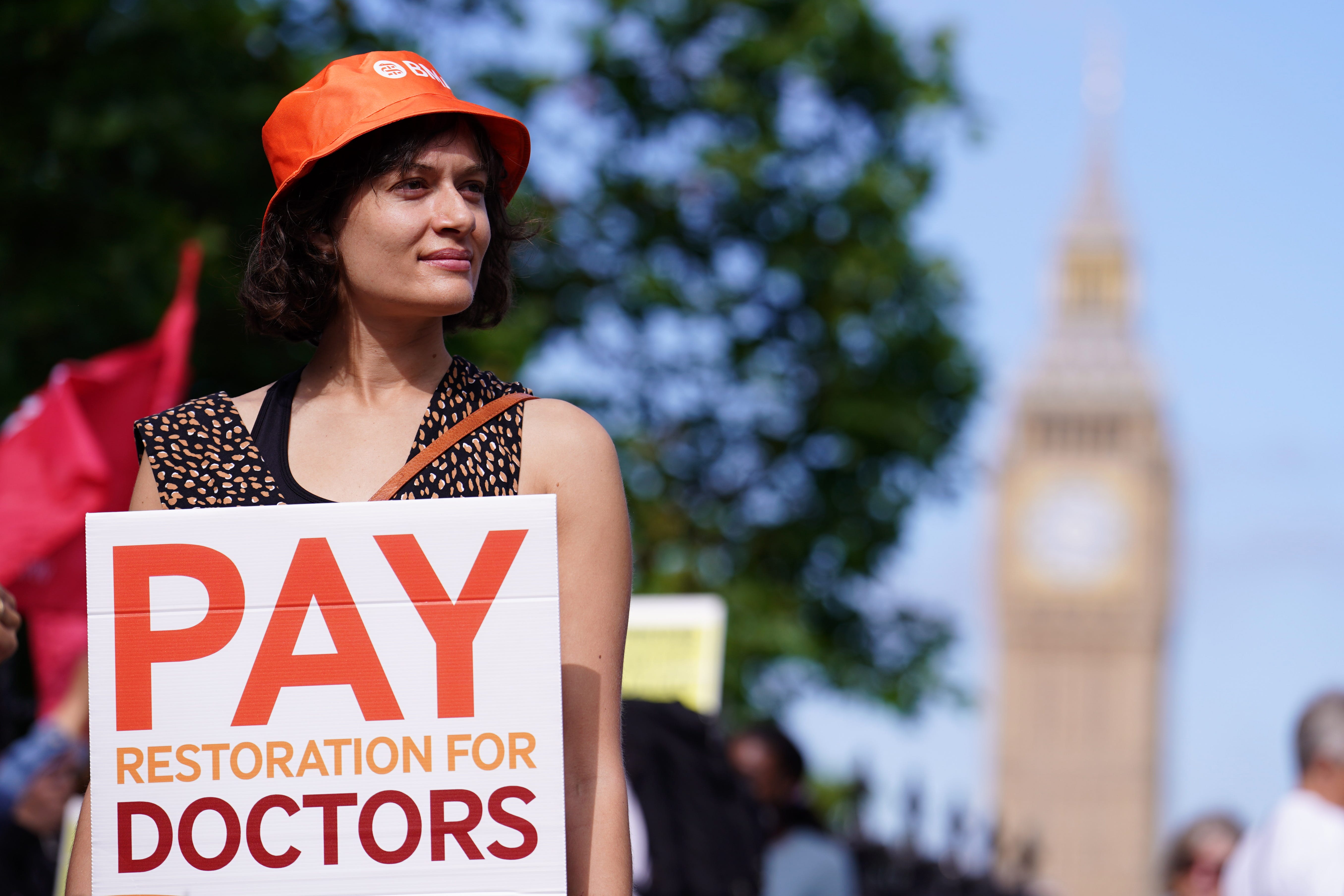 Junior doctor members of the BMA have walked out on strike 11 times in the past 20 months (Jordan Pettitt/PA)