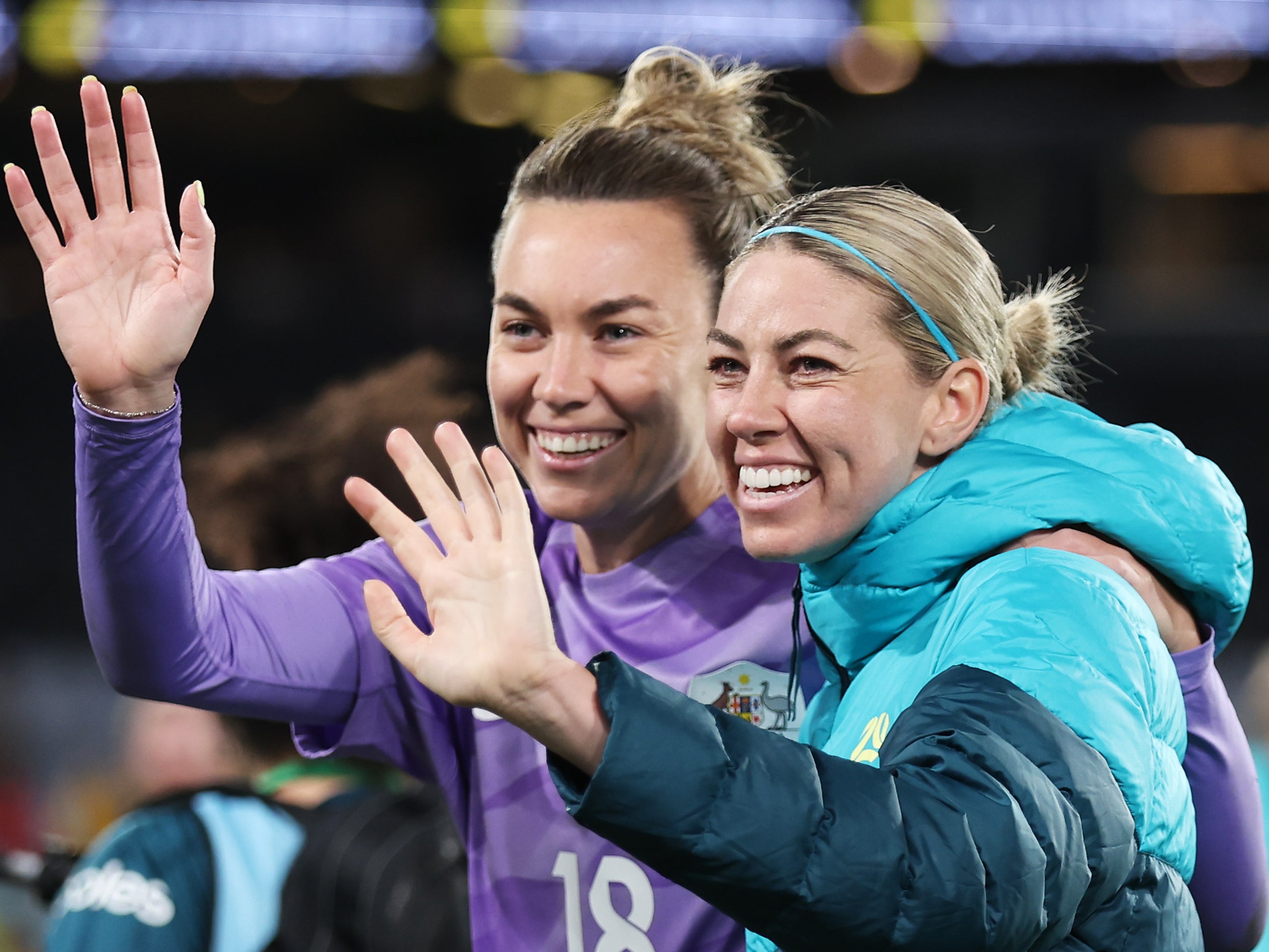 Olympic teammates Alanna Kennedy and Mackenzie Arnold mock their new uniforms in cheeky TikTok video (Matt King/Getty Images)