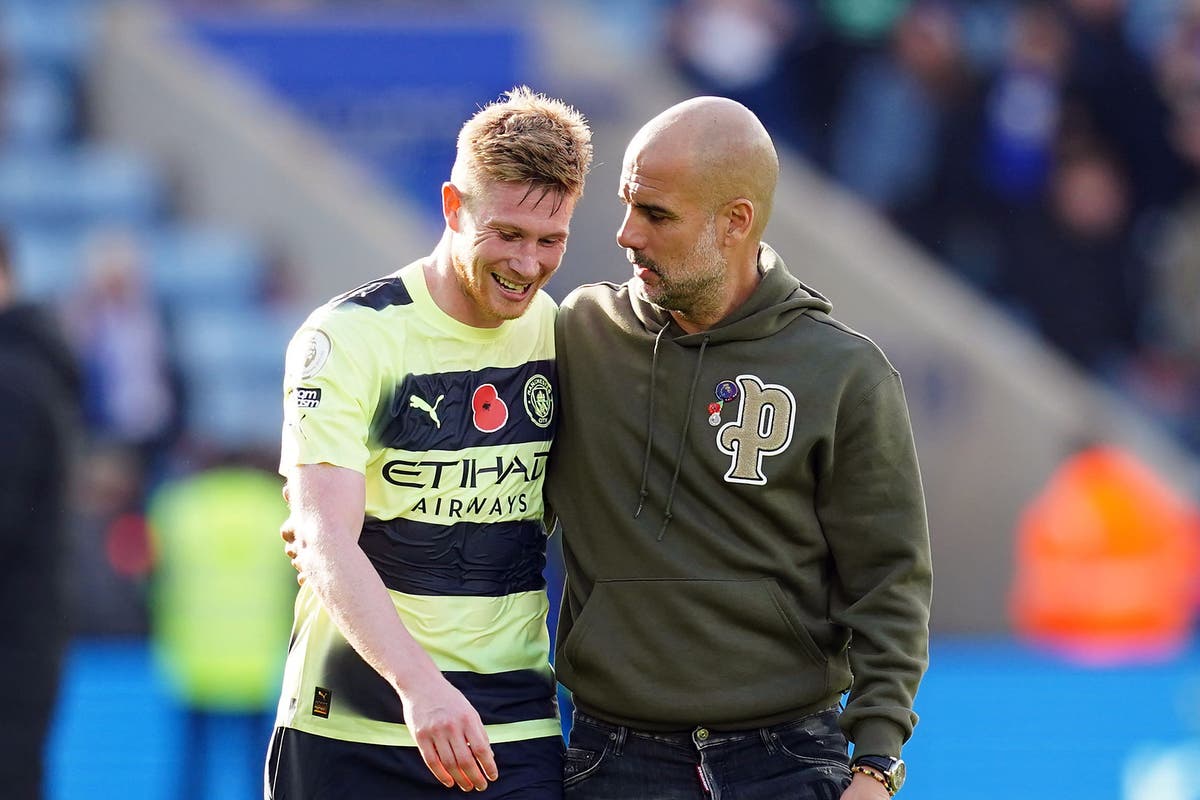 Pep Guardiola says Kevin De Bruyne ‘isn’t leaving’ Manchester City this season