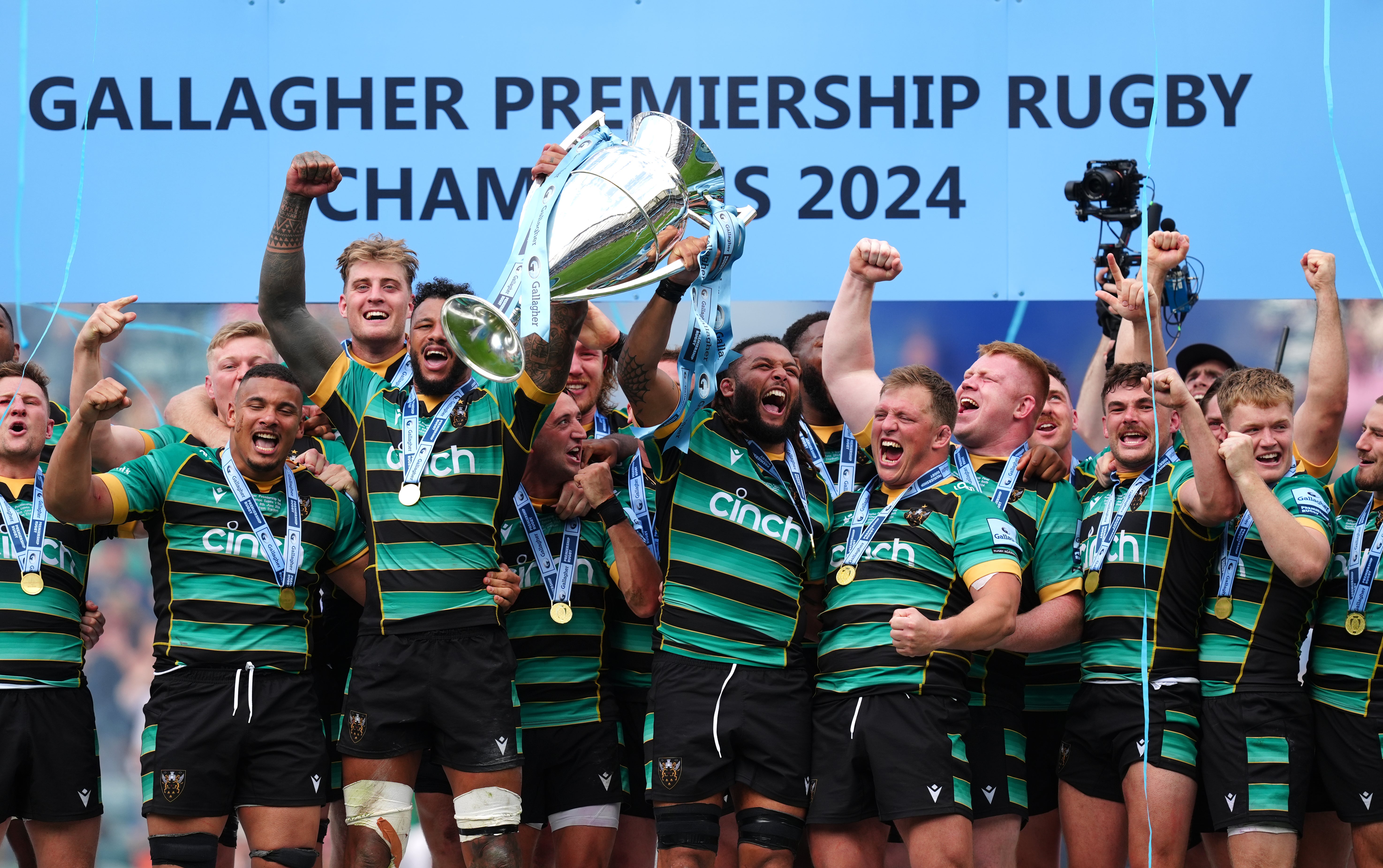 Northampton secured their first Premiership title since 2014 last season