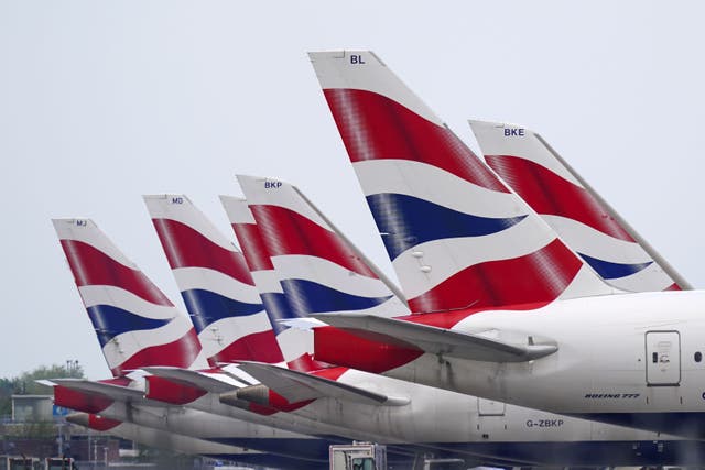 British Airways has announced it will fully-fund up to 200 places on its pilot training programme next year (Steve Parsons/PA)