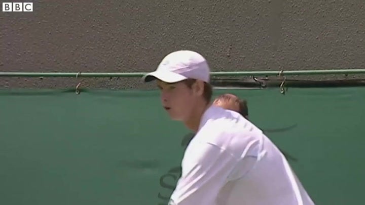 <p>Watch: 18-year-old Andy Murray makes Wimbledon debut in 2005.</p>