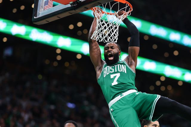 <p>Brown won the NBA championship this season as a core member of victorious Boston Celtics side</p>