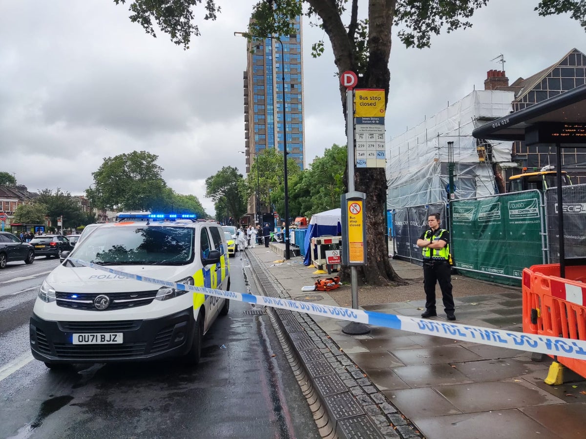 Man fighting for life after stabbing at north London tube station