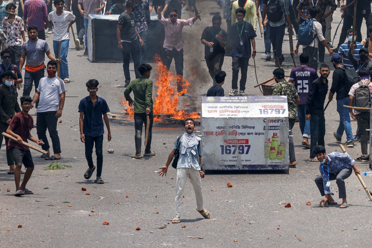 Why thousands of students have taken to streets in deadly protests in Bangladesh 