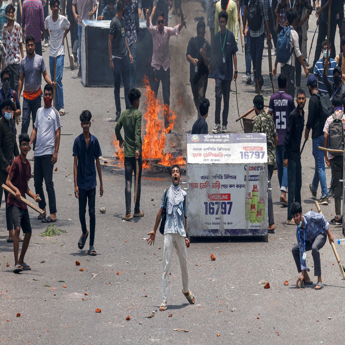 What is happening in Bangladesh? Why thousands of students have taken to  streets in deadly protests in Bangladesh | The Independent