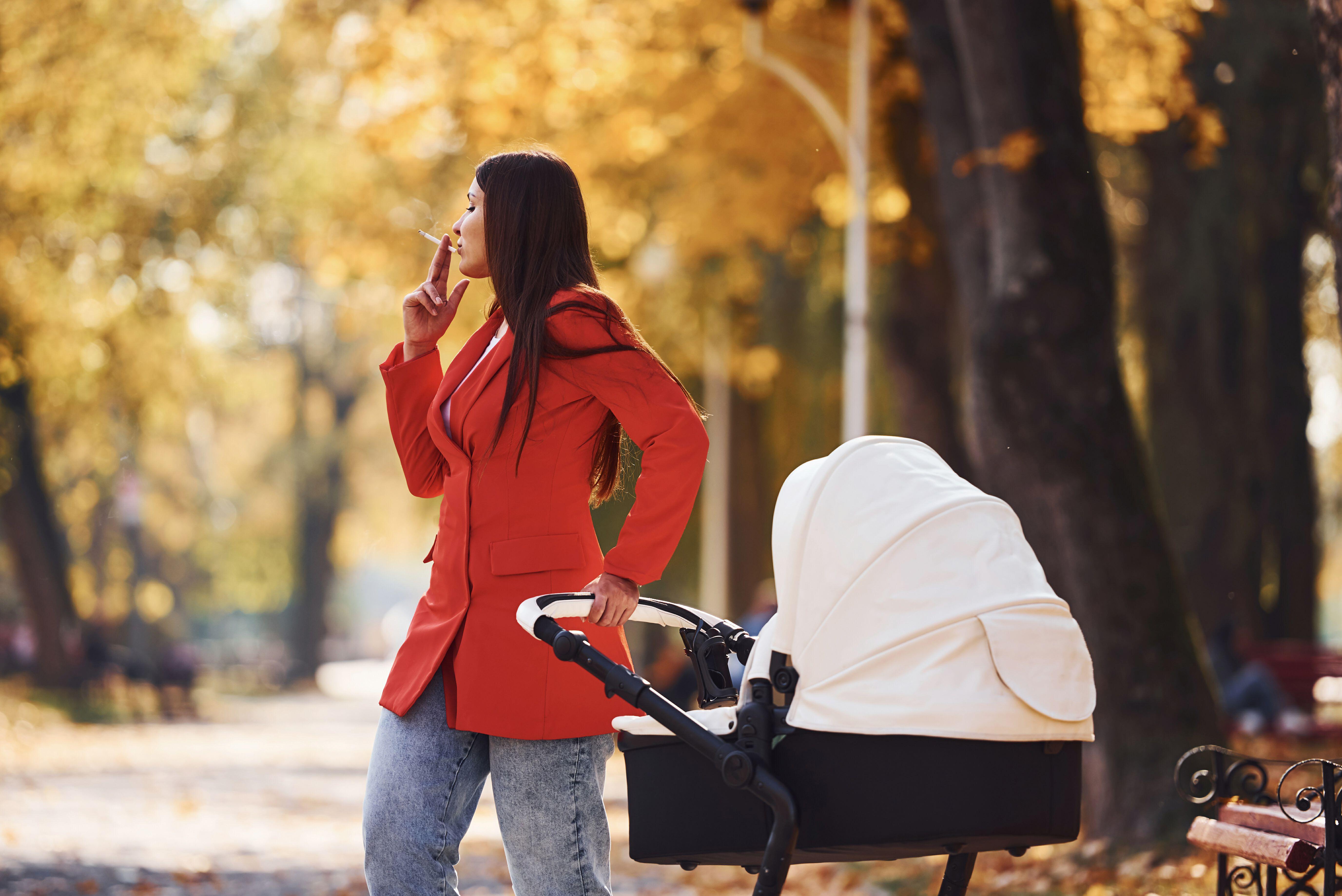 The new campaign urges parents to quit smoking (Alamy/PA)