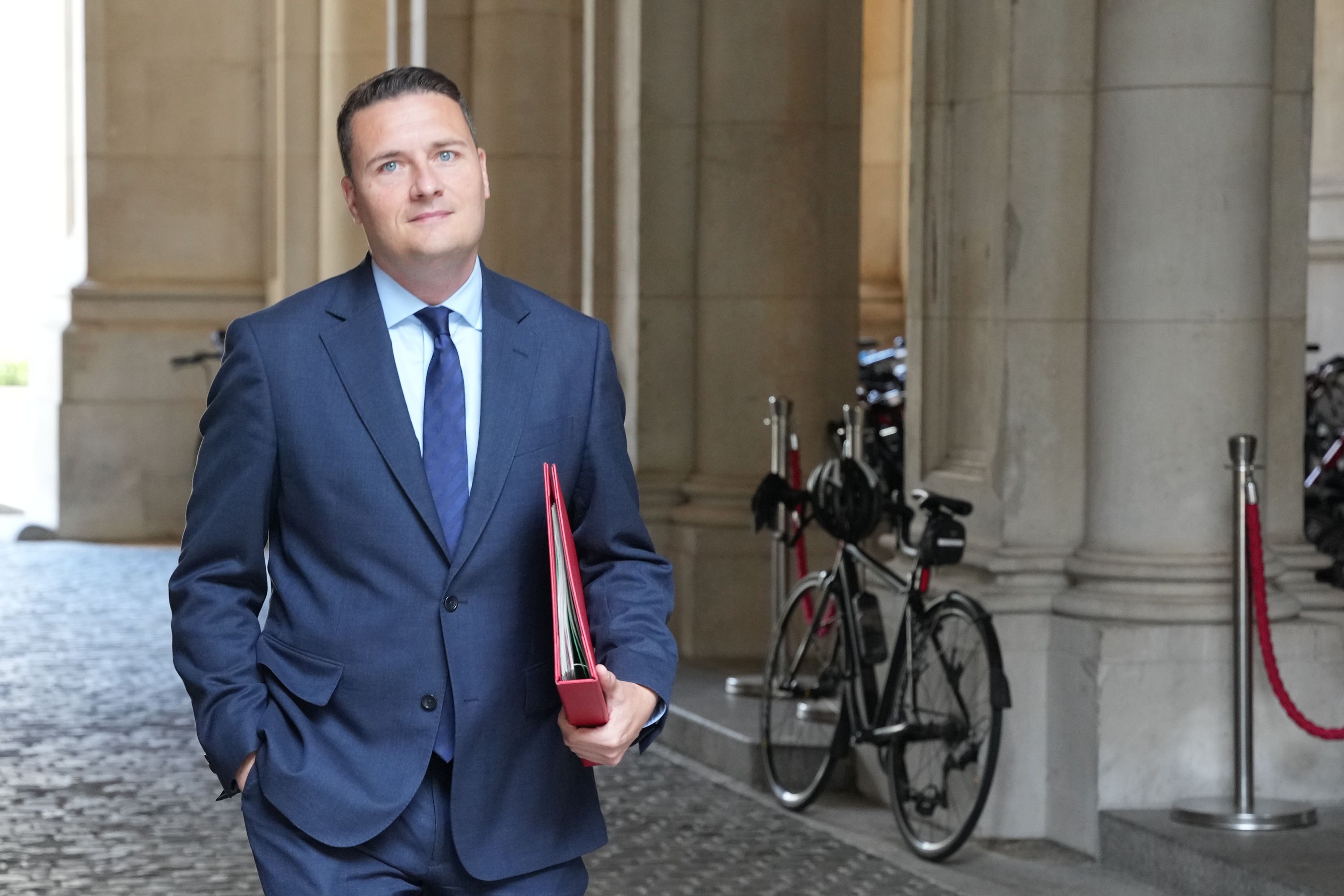 Health Secretary Wes Streeting said the Government was negotiating with junior doctors ‘in good faith’ (Jeff Moore/PA)