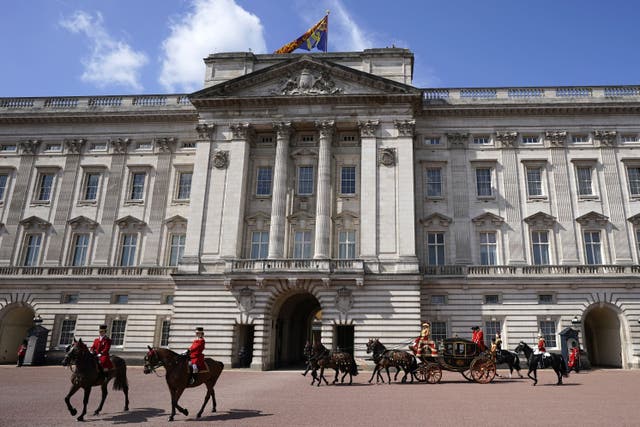 Buckingham Palace is undergoing essential works (Andrew Matthews/PA)