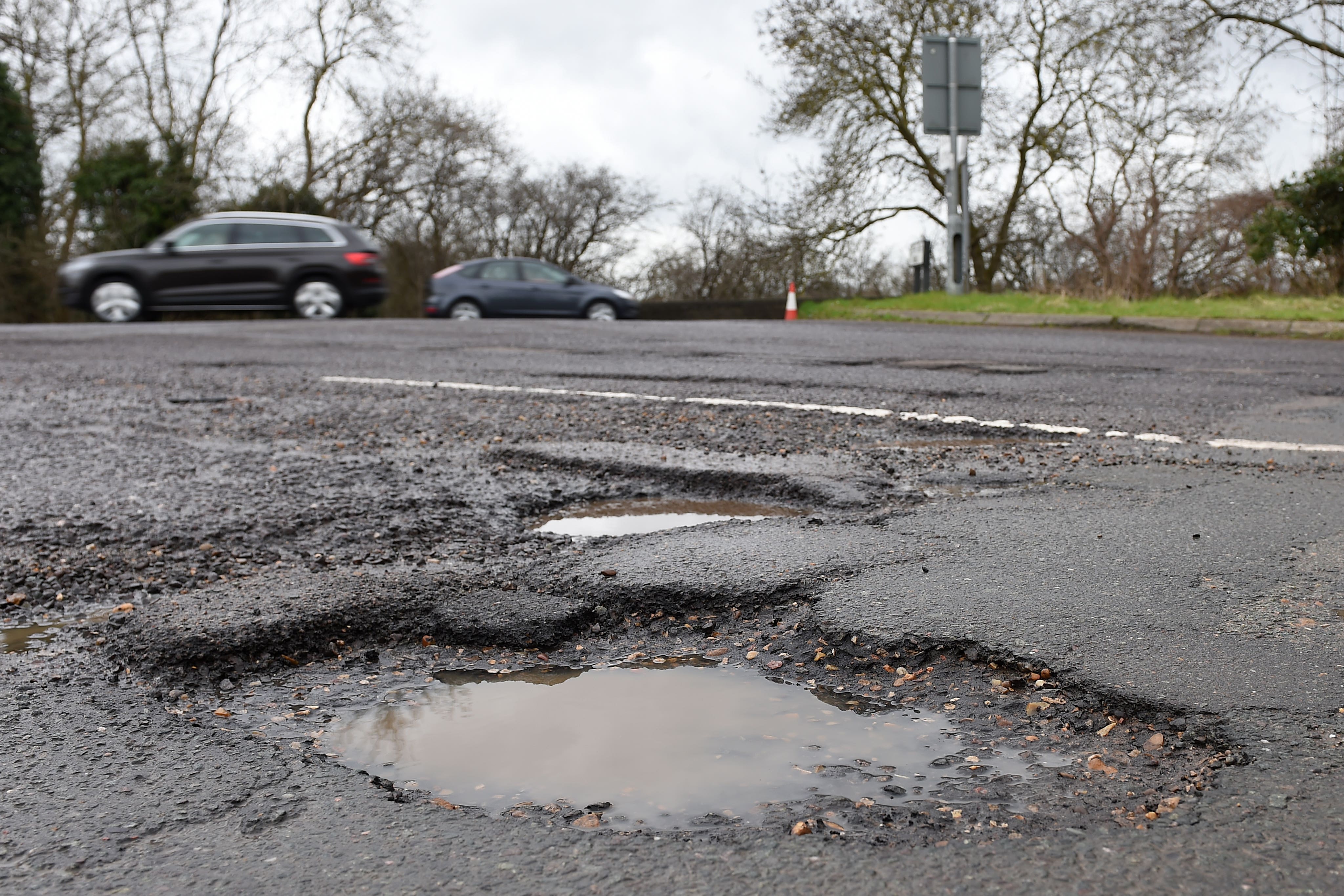 The Government is unaware of the state of English local roads or how well councils are using funds to tackle potholes, Whitehall’s spending watchdog has found (Joe Giddens/PA)