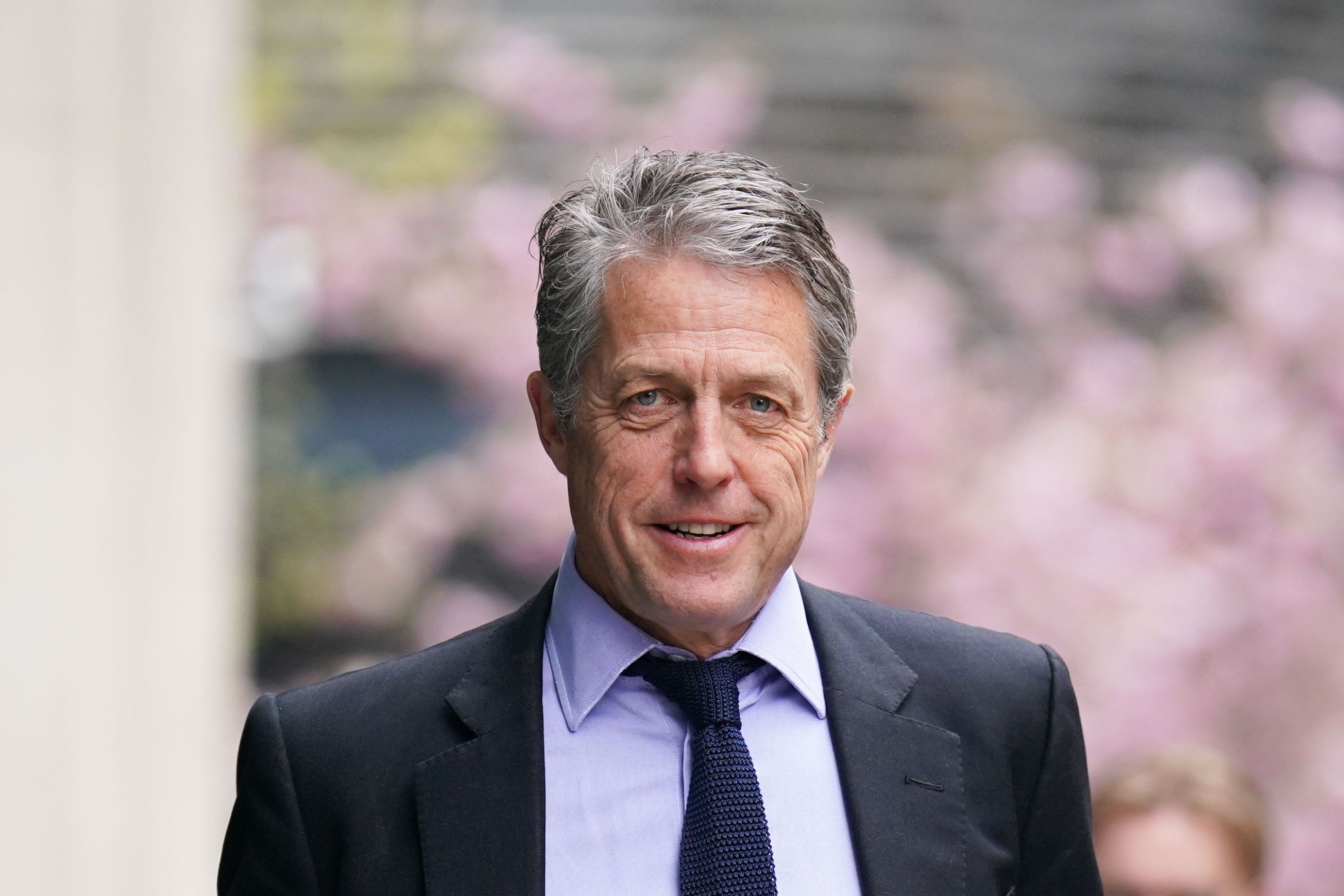 Hugh Grant has spoken for the first time since his settlement with The Sun (James Manning/PA)