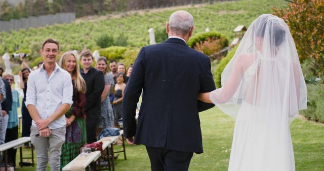 <p>Bride defended after she asked her uncle to walk her down the aisle instead of her stepfather</p>