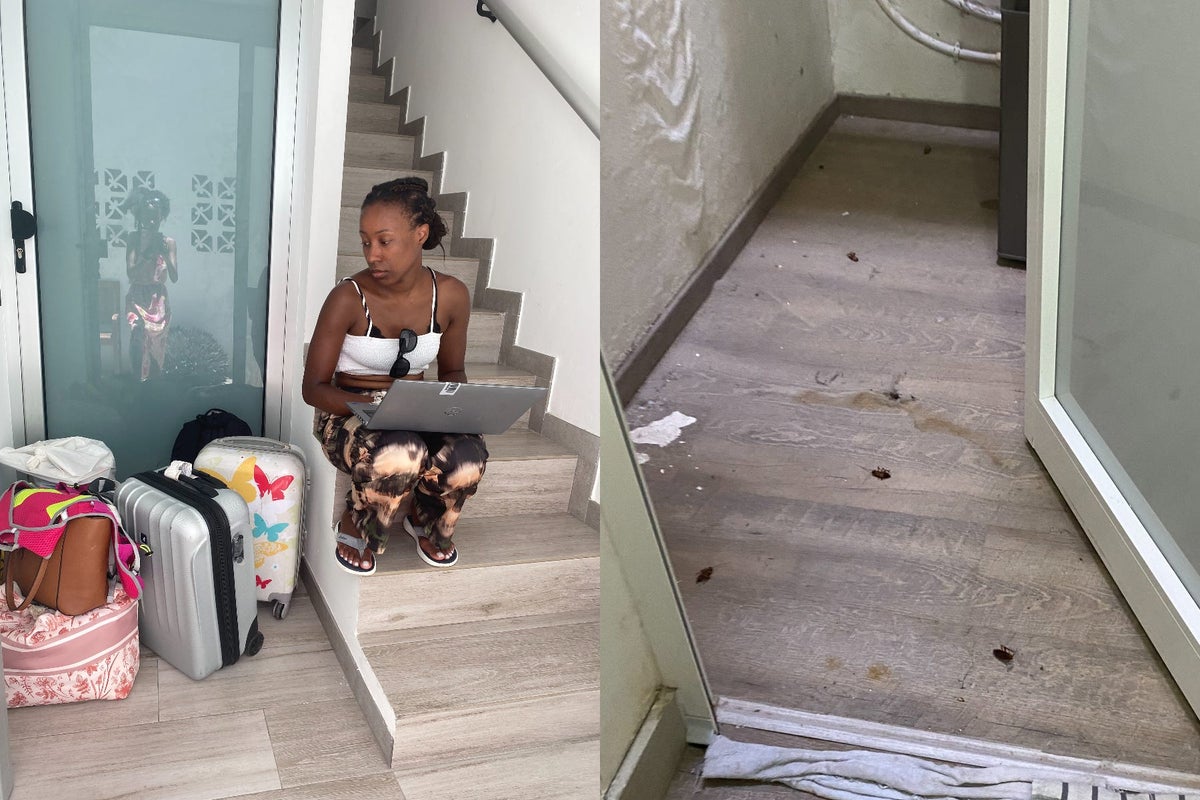 Holiday from hell as woman forced to flee £740 apartment with cockroaches in the toaster