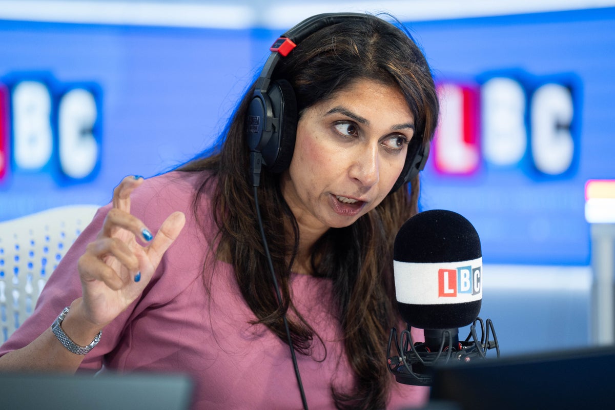 Suella Braverman ‘struggling’ to get on Tory leadership ballot as rightwingers turn to Jenrick
