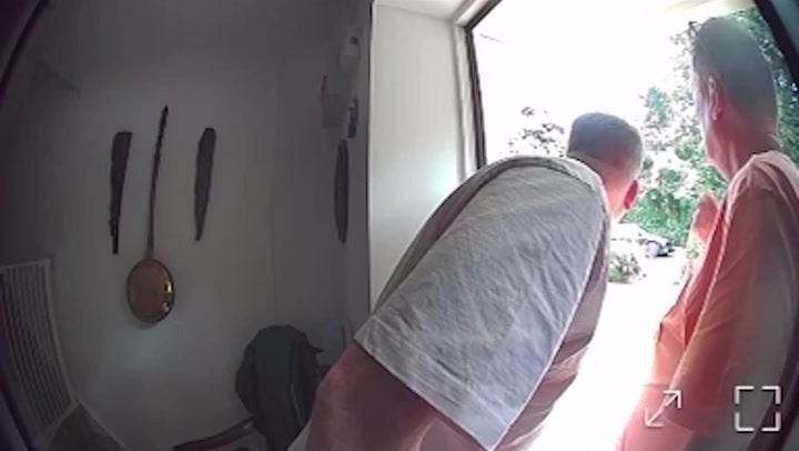 <p>Footage captures woman’s screams as soldier stabbed outside barracks in Kent.</p>