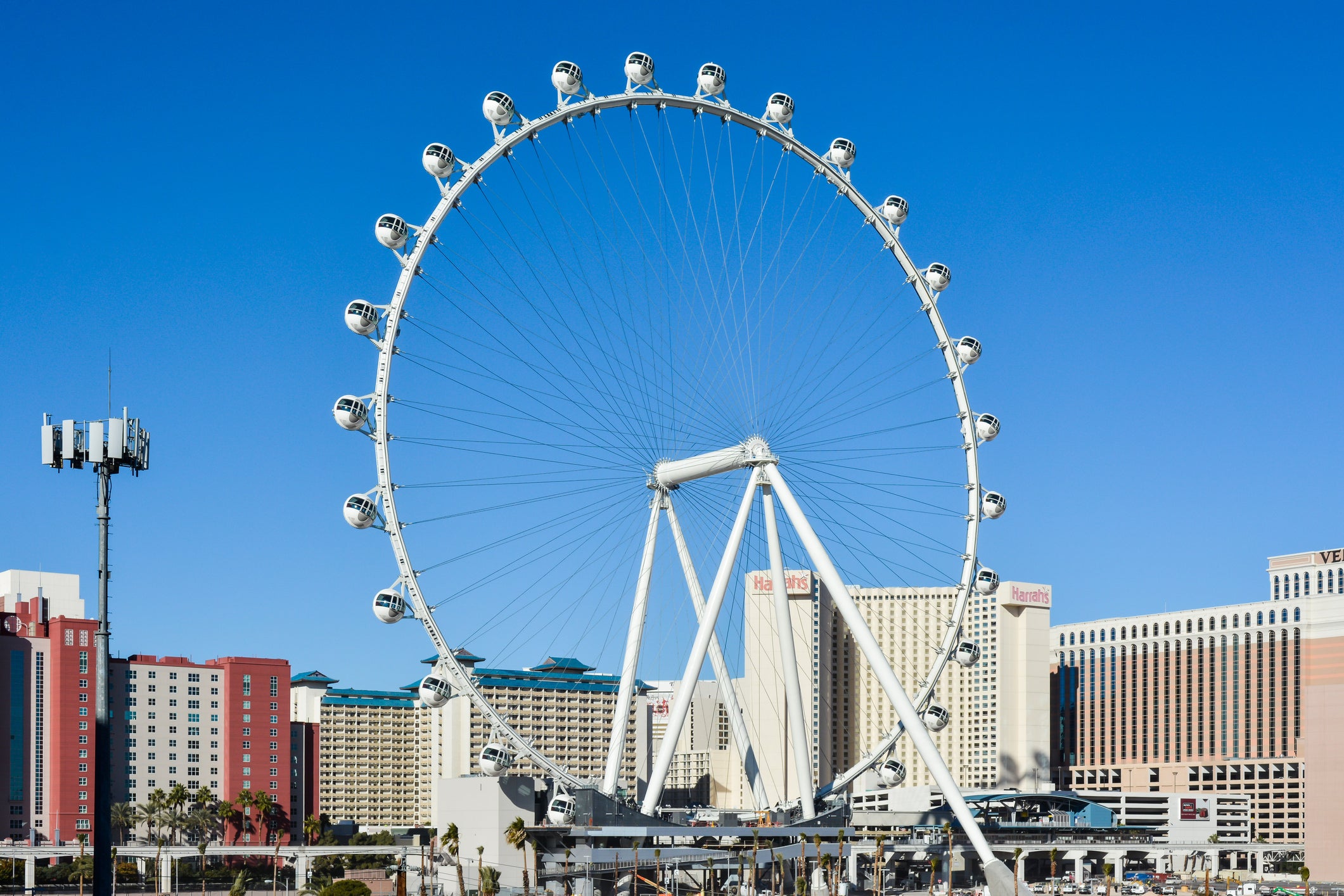 Observation wheels in North America don’t get higher than the High Roller