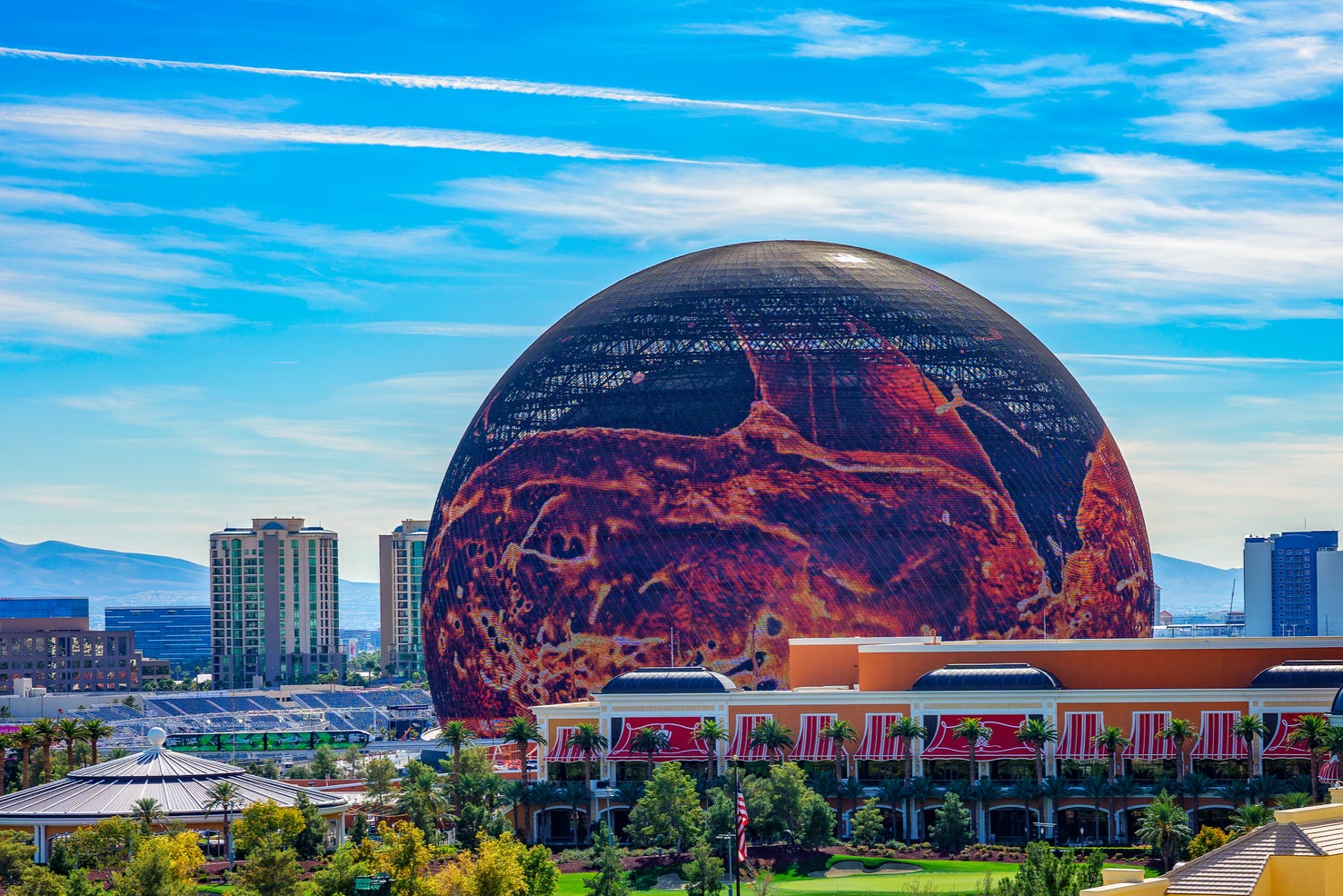 The MSG Sphere in Las Vegas